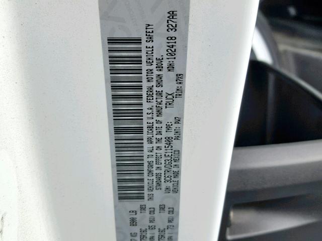 3C6TRVDG3JE115408 - 2018 RAM PROMASTER 白色 照片 10