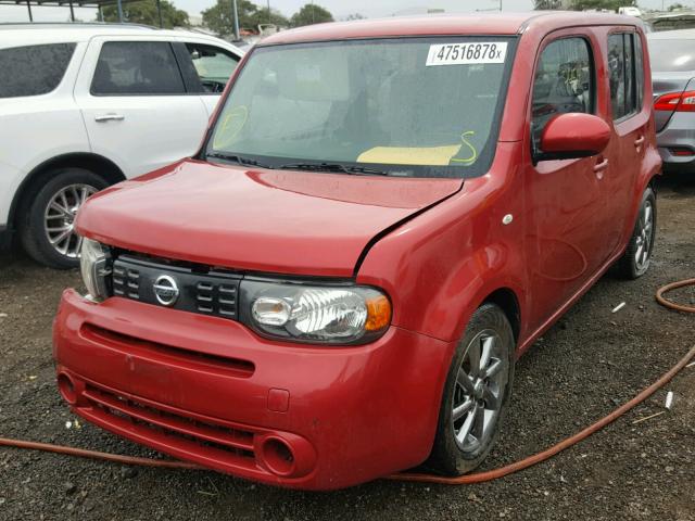 JN8AZ28R99T112403 - 2009 NISSAN CUBE BASE RED photo 2