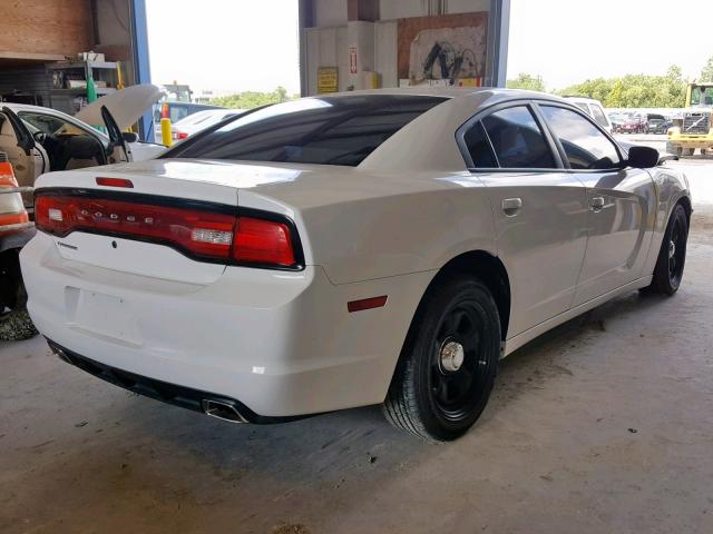 2B3CL1CT6BH551744 - 2011 DODGE CHARGER PO WHITE photo 4