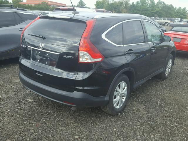 2HKRM4H75EH617084 - 2014 HONDA CR-V EXL BLACK photo 4