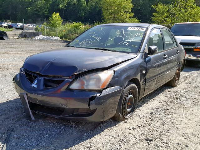 JA3AJ26E14U024613 - 2004 MITSUBISHI LANCER ES GRAY photo 2