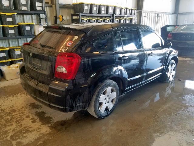 1B3HB28BX8D656632 - 2008 DODGE CALIBER BLACK photo 4