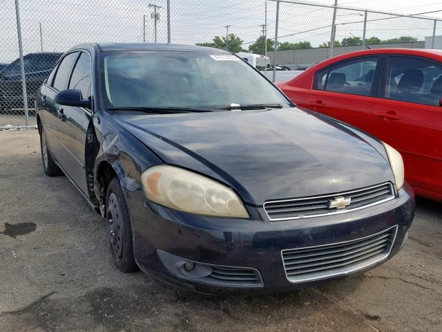 2G1WU581769214161 - 2006 CHEVROLET IMPALA LTZ BLACK photo 1