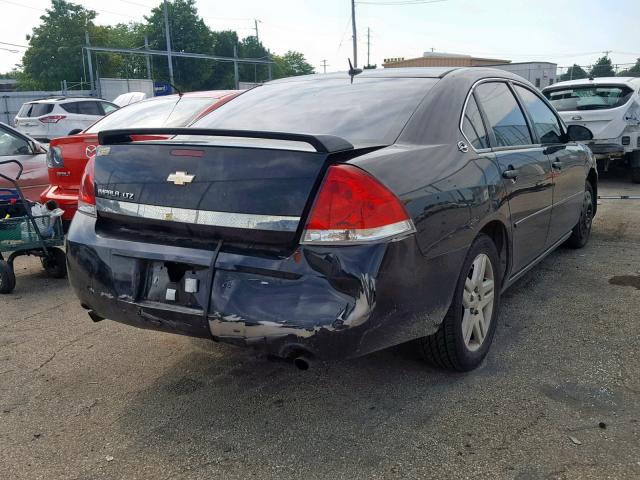 2G1WU581769214161 - 2006 CHEVROLET IMPALA LTZ BLACK photo 4