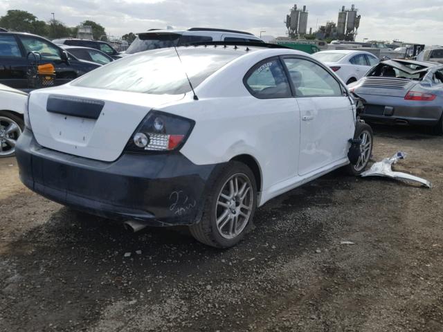 JTKDE177470201480 - 2007 TOYOTA SCION TC თეთრი ფოტო 4