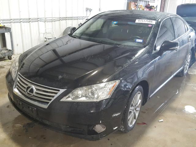 JTHBK1EG1C2484511 - 2012 LEXUS ES 350 BLACK photo 2