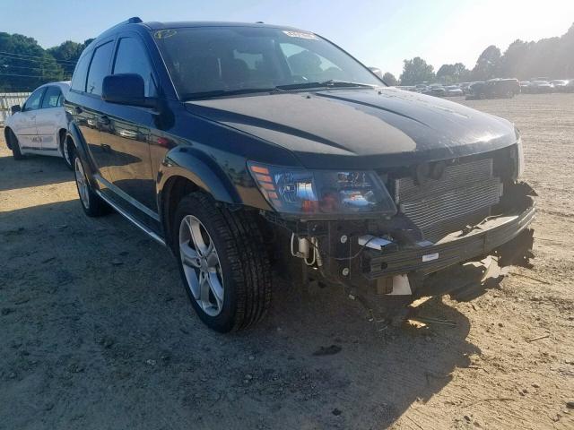 3C4PDCGB4HT604564 - 2017 DODGE JOURNEY CR BLACK photo 1