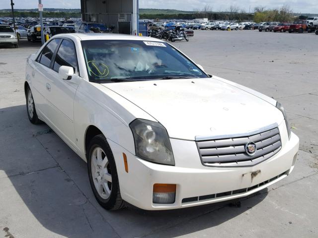 1G6DP577760129989 - 2006 CADILLAC CTS HI FEA WHITE photo 1