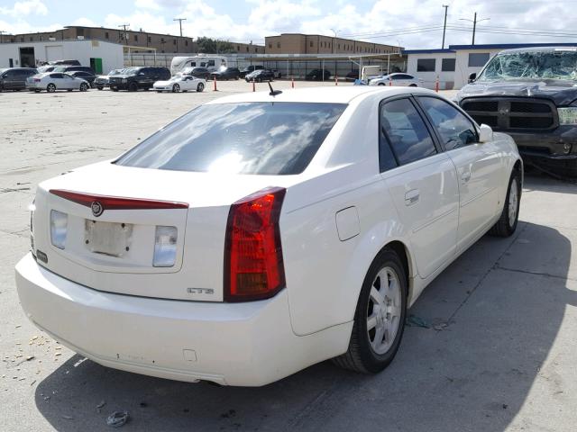 1G6DP577760129989 - 2006 CADILLAC CTS HI FEA WHITE photo 4