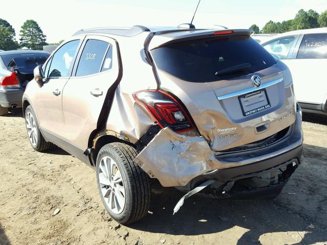 KL4CJASB7JB716408 - 2018 BUICK ENCORE PRE BROWN photo 3