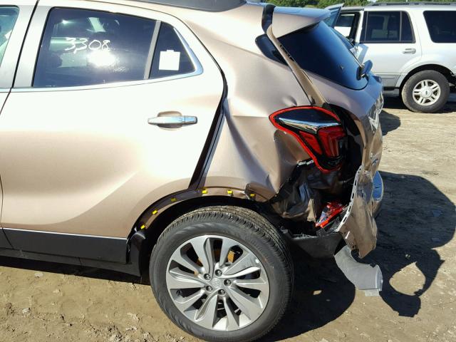 KL4CJASB7JB716408 - 2018 BUICK ENCORE PRE BROWN photo 9