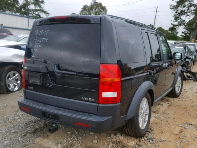 SALAE25427A418571 - 2007 LAND ROVER LR3 SE BLACK photo 4