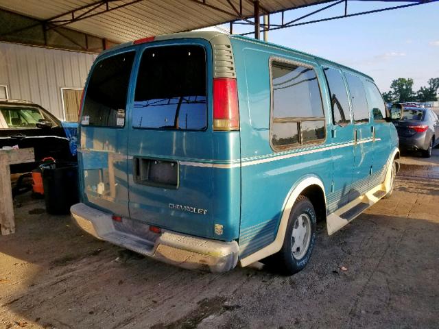 1GBFG15R5W1038480 - 1998 CHEVROLET EXPRESS G1 BLUE photo 4