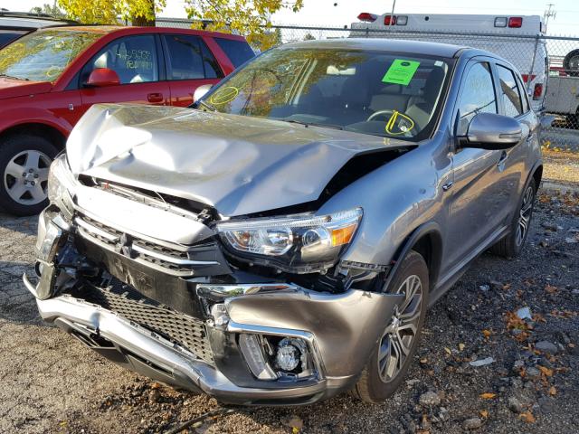 JA4AR3AW8JZ027176 - 2018 MITSUBISHI OUTLANDER GRAY photo 2