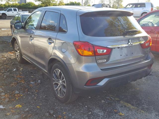 JA4AR3AW8JZ027176 - 2018 MITSUBISHI OUTLANDER GRAY photo 3