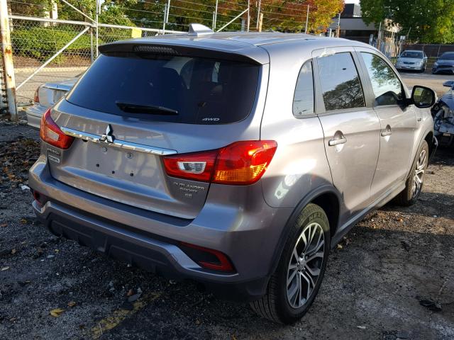 JA4AR3AW8JZ027176 - 2018 MITSUBISHI OUTLANDER GRAY photo 4