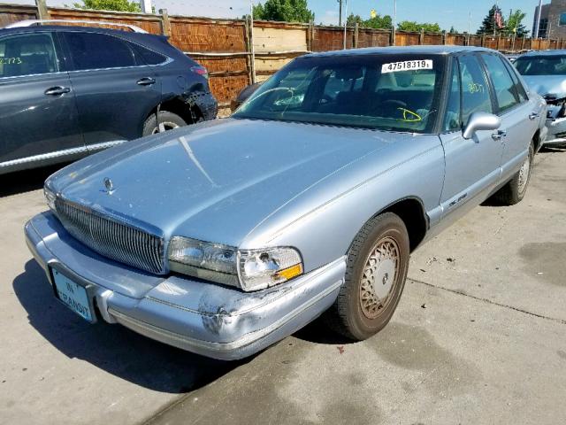 1G4CW52K7TH609515 - 1996 BUICK PARK AVENU BLUE photo 2