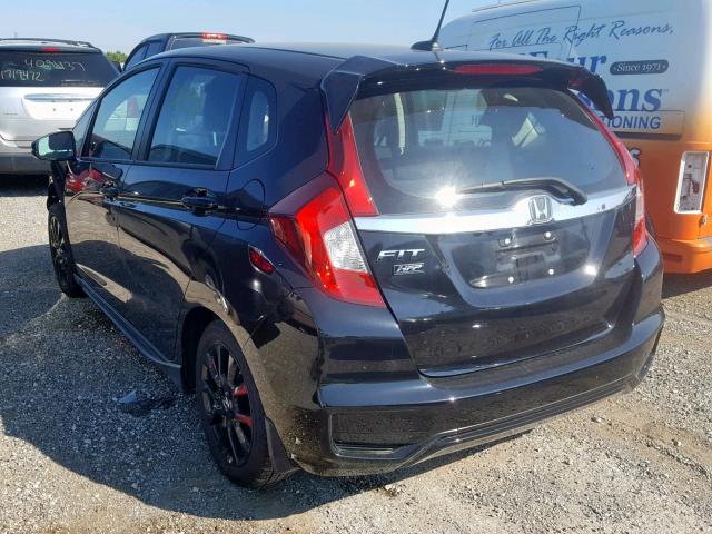 3HGGK5H89JM719151 - 2018 HONDA FIT EX BLACK photo 3