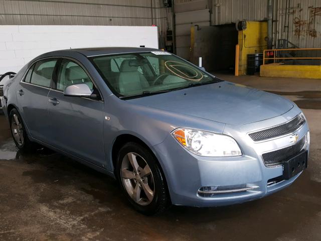 1G1ZJ57B484243560 - 2008 CHEVROLET MALIBU 2LT BLUE photo 1