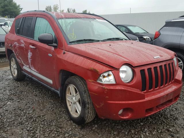 1J4NF1FB5AD620026 - 2010 JEEP COMPASS SP RED photo 1