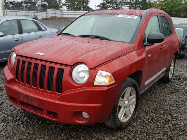 1J4NF1FB5AD620026 - 2010 JEEP COMPASS SP RED photo 2