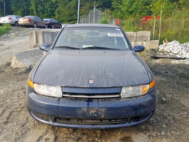 1G8JU52F7YY610721 - 2000 SATURN LS1 BLUE photo 9