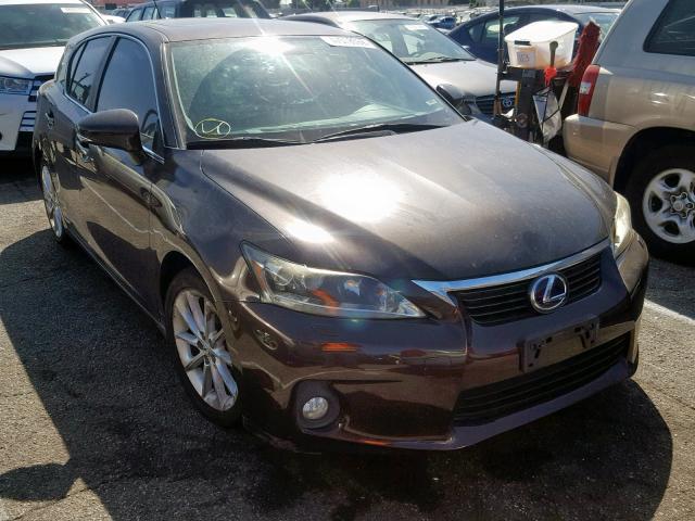 JTHKD5BH3B2041323 - 2011 LEXUS CT 200 BROWN photo 1