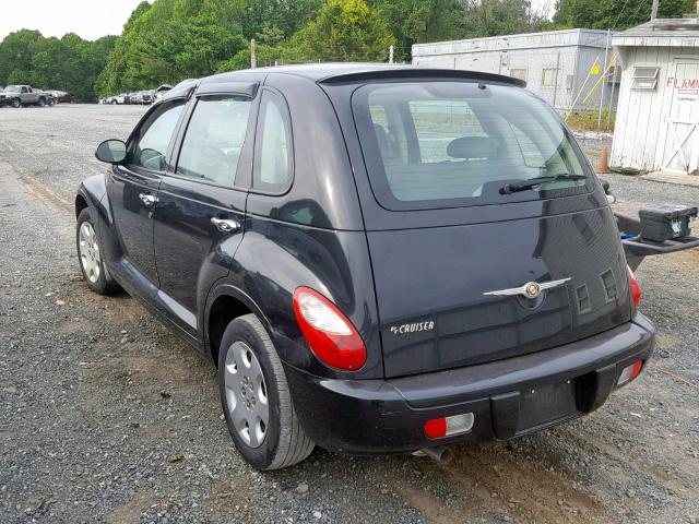 3A8FY48B48T152287 - 2008 CHRYSLER PT CRUISER BLACK photo 3