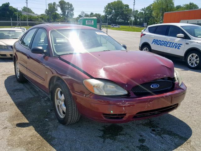 1FAFP55S24A190595 - 2004 FORD TAURUS SES MAROON photo 1