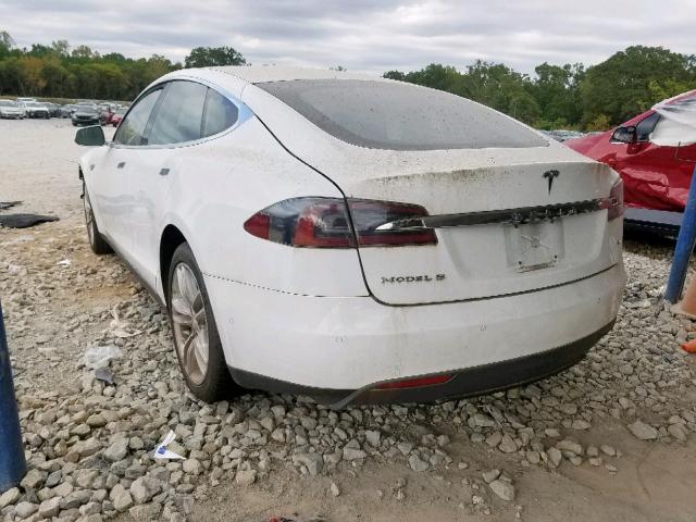 5YJSA1E17FF111524 - 2015 TESLA MODEL S WHITE photo 3