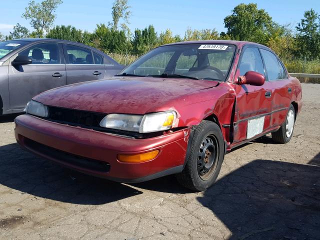 1NXBB02E6TZ380028 - 1996 TOYOTA COROLLA DX RED photo 2