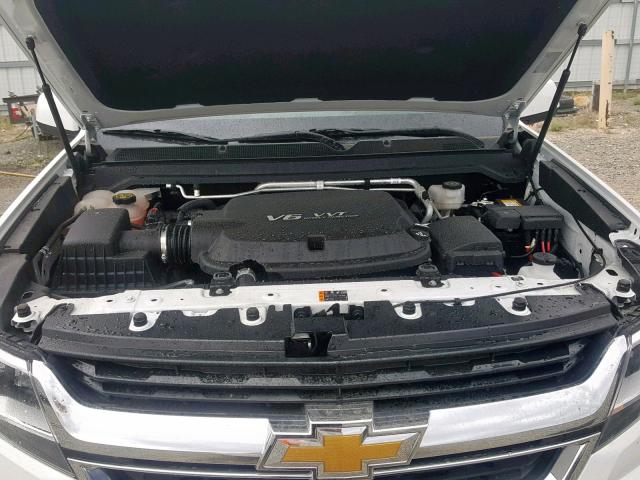 1GCGTCEN8K1106575 - 2019 CHEVROLET COLORADO L WHITE photo 7
