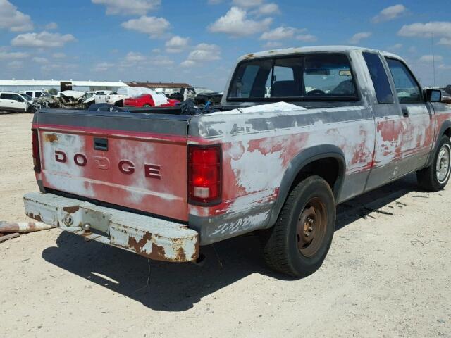 1B7FL23X4NS653240 - 1992 DODGE DAKOTA GRAY photo 4