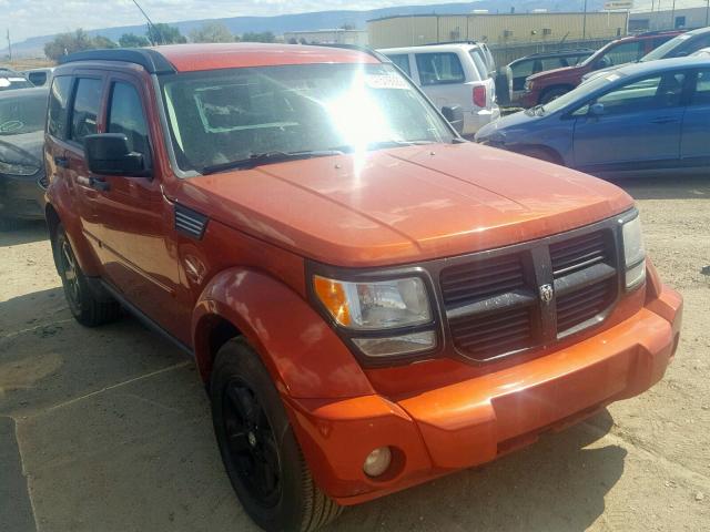 1D8GU58K49W524883 - 2009 DODGE NITRO SLT ORANGE photo 1