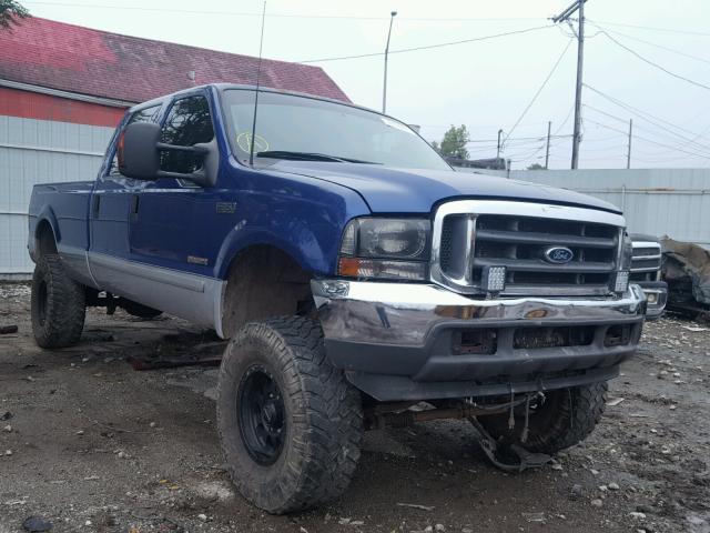 1FTSW31P43EB52083 - 2003 FORD F350 SRW S BLUE photo 1