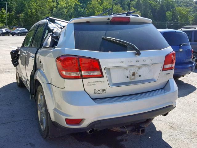 3C4PDDDGXCT207553 - 2012 DODGE JOURNEY CR SILVER photo 3