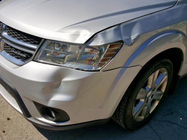 3C4PDDDGXCT207553 - 2012 DODGE JOURNEY CR SILVER photo 9