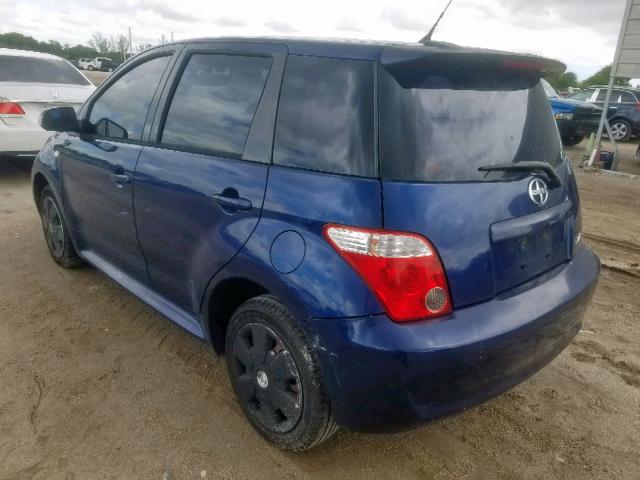 JTKKT624960146904 - 2006 TOYOTA SCION XA BLUE photo 3