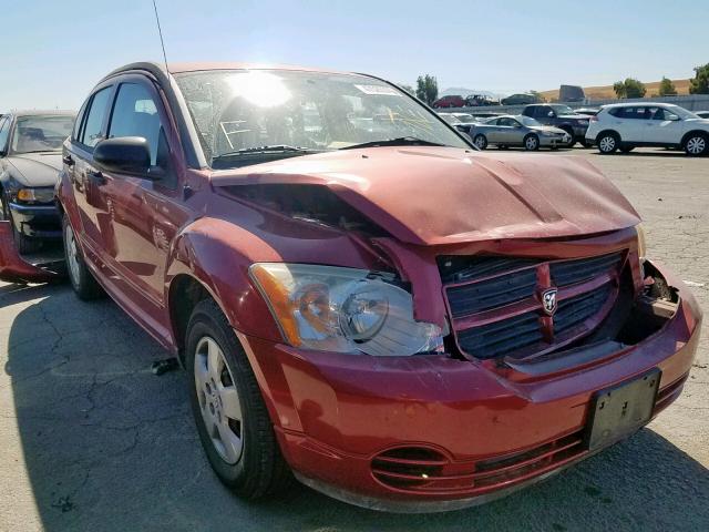 1B3HB28B07D232617 - 2007 DODGE CALIBER RED photo 1