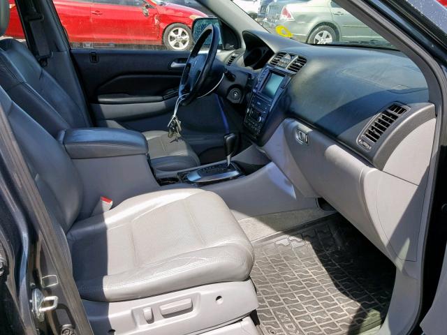 2HNYD18866H532746 - 2006 ACURA MDX TOURIN GRAY photo 5