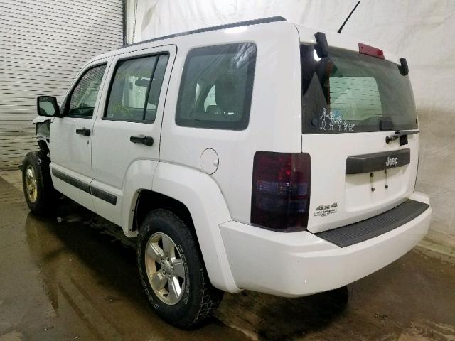 1C4PJMAK2CW110326 - 2012 JEEP LIBERTY SP WHITE photo 3