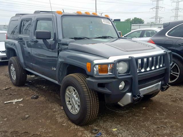 5GTEN13E688110383 - 2008 HUMMER H3 CHARCOAL photo 1