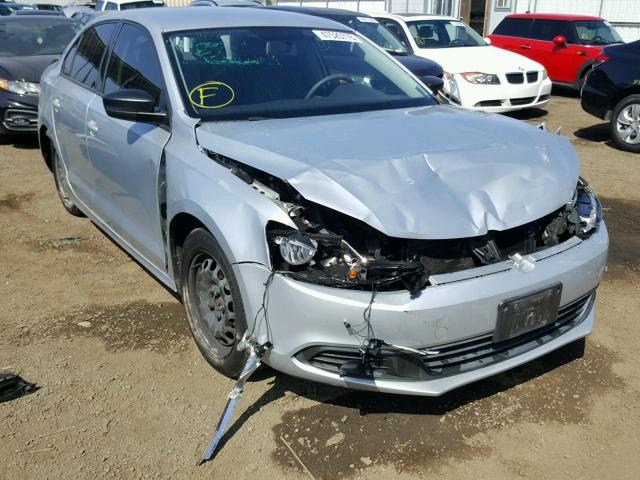 3VW2K7AJ2CM328053 - 2012 VOLKSWAGEN JETTA BASE SILVER photo 1