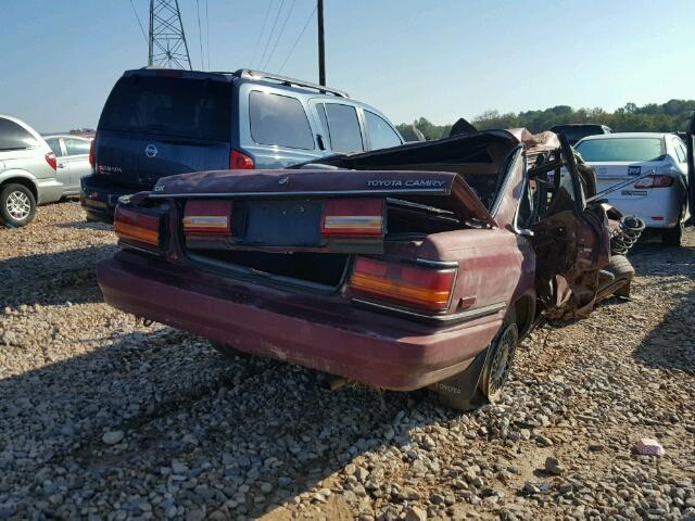 4T1SV21E6MU322586 - 1991 TOYOTA CAMRY DLX 勃艮第红 照片 4