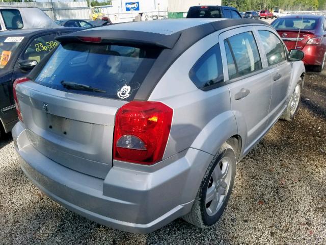 1B3HB28B88D775019 - 2008 DODGE CALIBER SILVER photo 4