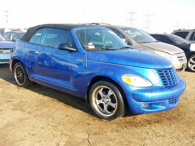 3C3EY55E25T266229 - 2005 CHRYSLER PT CRUISER BLUE photo 1