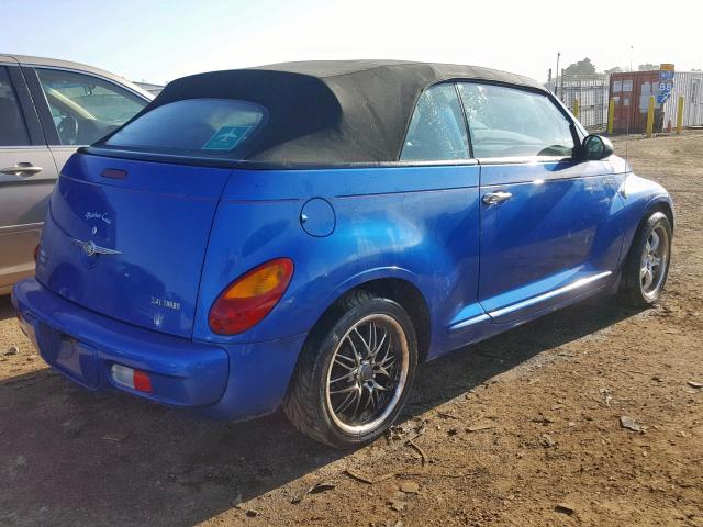 3C3EY55E25T266229 - 2005 CHRYSLER PT CRUISER BLUE photo 4