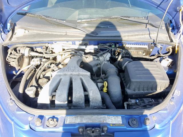 3C3EY55E25T266229 - 2005 CHRYSLER PT CRUISER BLUE photo 7