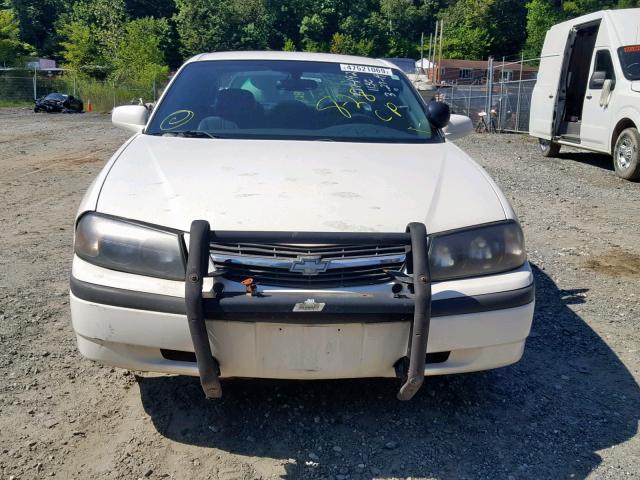 2G1WF55K259142825 - 2005 CHEVROLET IMPALA WHITE photo 9