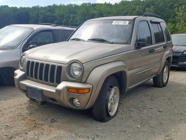 1J4GL58K54W193266 - 2004 JEEP LIBERTY LI TAN photo 2